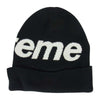 Supreme シュプリーム Big Logo Beanie Black ビッグロゴ ビーニー ブラック系【中古】