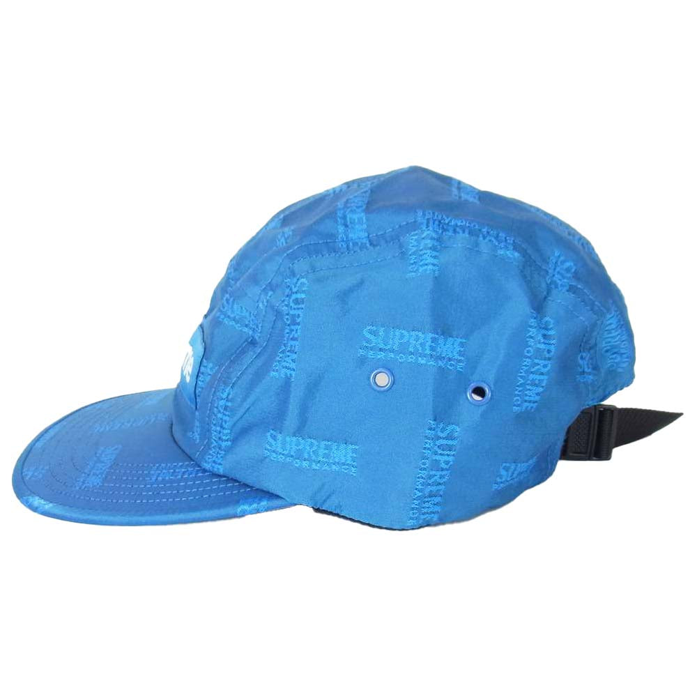 Supreme シュプリーム 16SS Jacquard Camp Cap キャンプキャップ ブルー系【中古】