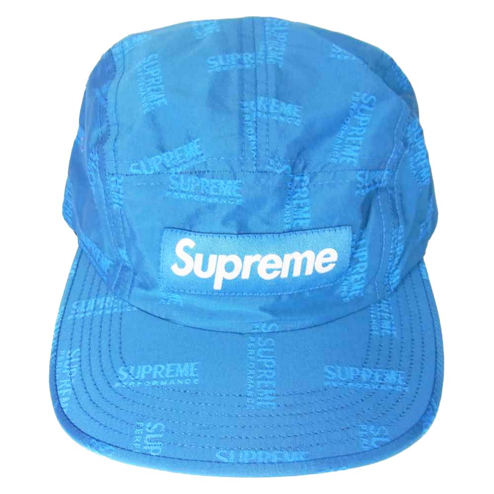 Supreme シュプリーム 16SS Jacquard Camp Cap キャンプキャップ ブルー系【中古】