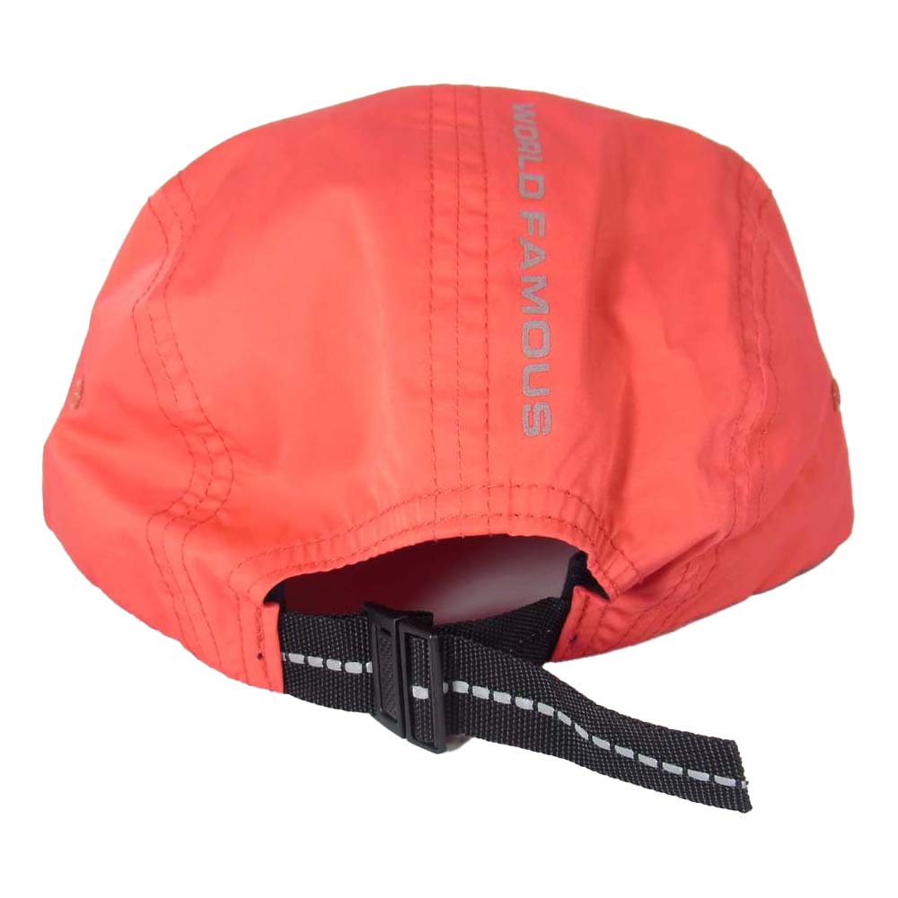 Supreme シュプリーム 16SS Printed 3M Reflective Logo Camp Cap プリンテッド リフレクティブ ロゴ キャンプ キャップ レッド系【中古】