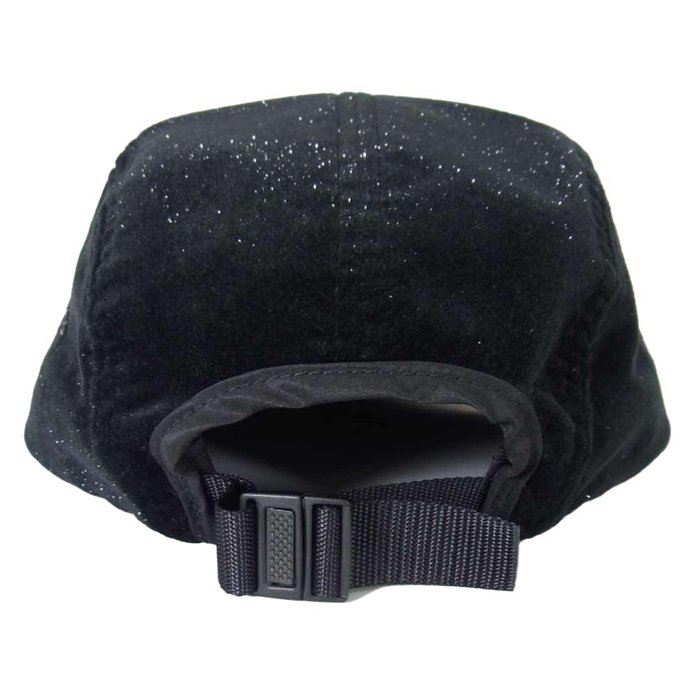 Supreme シュプリーム Neon Velour Camp Cap ネオン ベロア キャンプ キャップ ブラック系【中古】