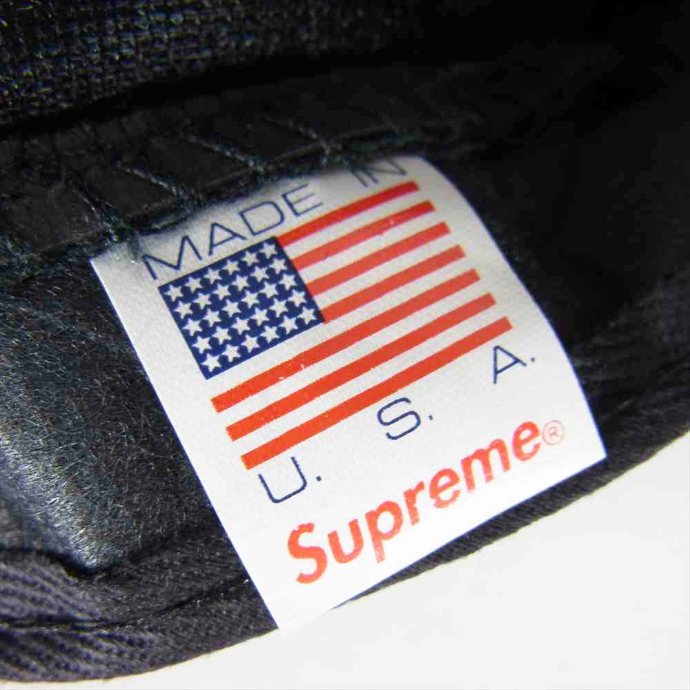 Supreme シュプリーム Neon Velour Camp Cap ネオン ベロア キャンプ キャップ ブラック系【中古】