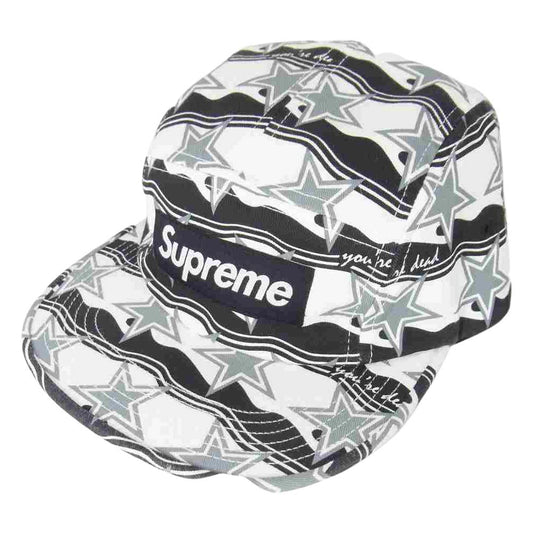 Supreme シュプリーム 16SS You Dead Camp Cap スター総柄 ボックスロゴ キャンプキャップ【美品】【中古】
