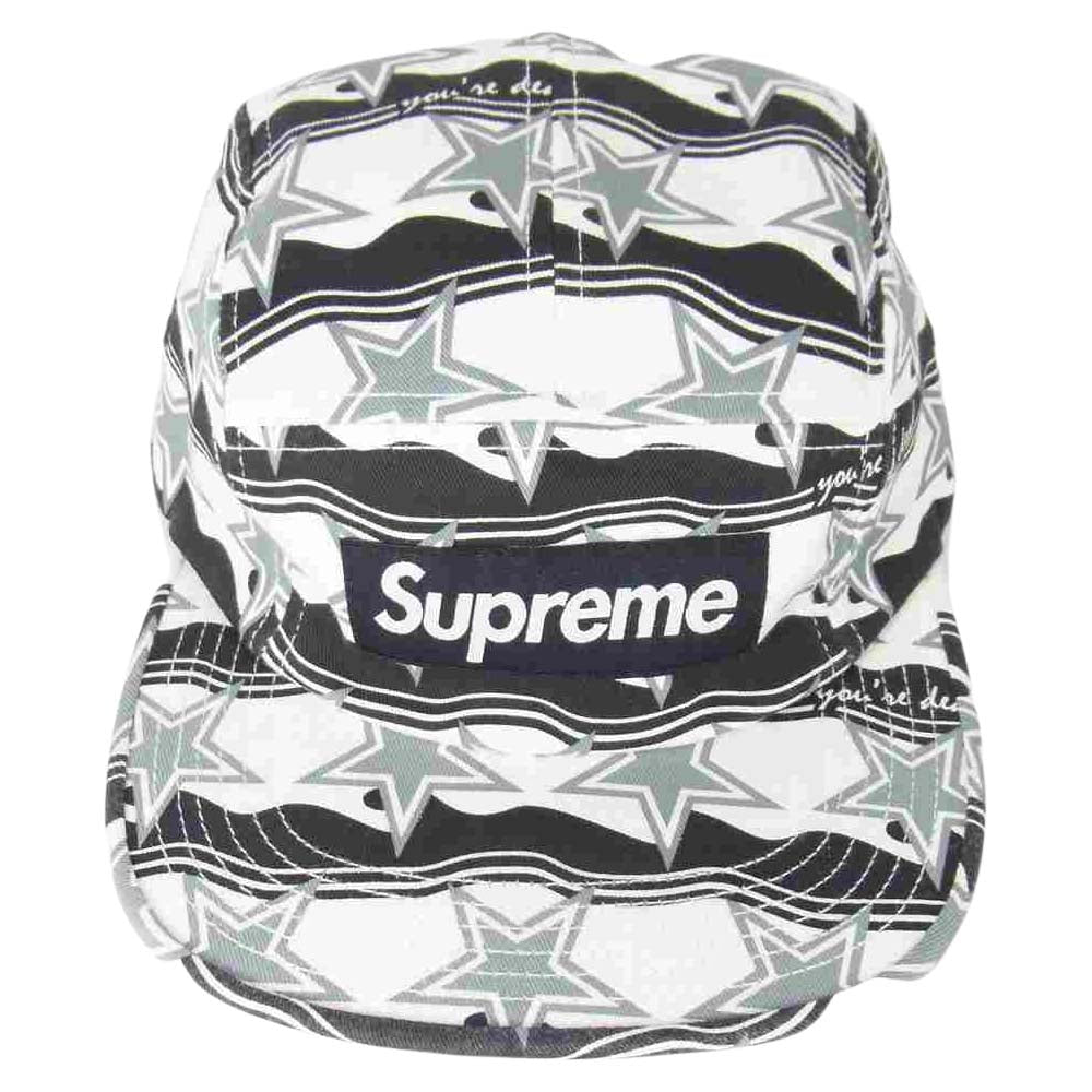 Supreme シュプリーム 16SS You Dead Camp Cap スター総柄 ボックスロゴ キャンプキャップ【美品】【中古】