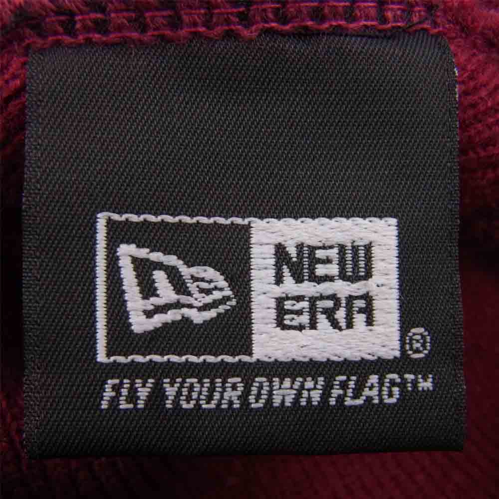 Supreme シュプリーム New Era Box Logo Beanie ニューエラ ボックスロゴ ビーニー ニット キャップ ワインレッド系【中古】