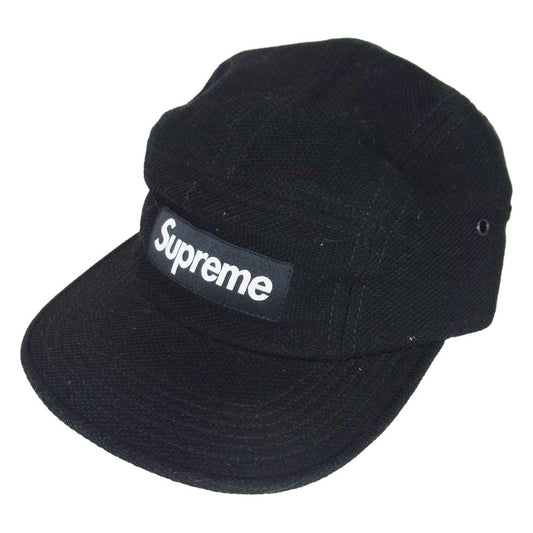 Supreme シュプリーム Mesh Camp Cap メッシュ ボックスロゴ キャンプキャップ ブラック系【中古】