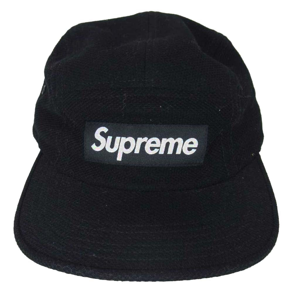 Supreme シュプリーム Mesh Camp Cap メッシュ ボックスロゴ キャンプキャップ ブラック系【中古】