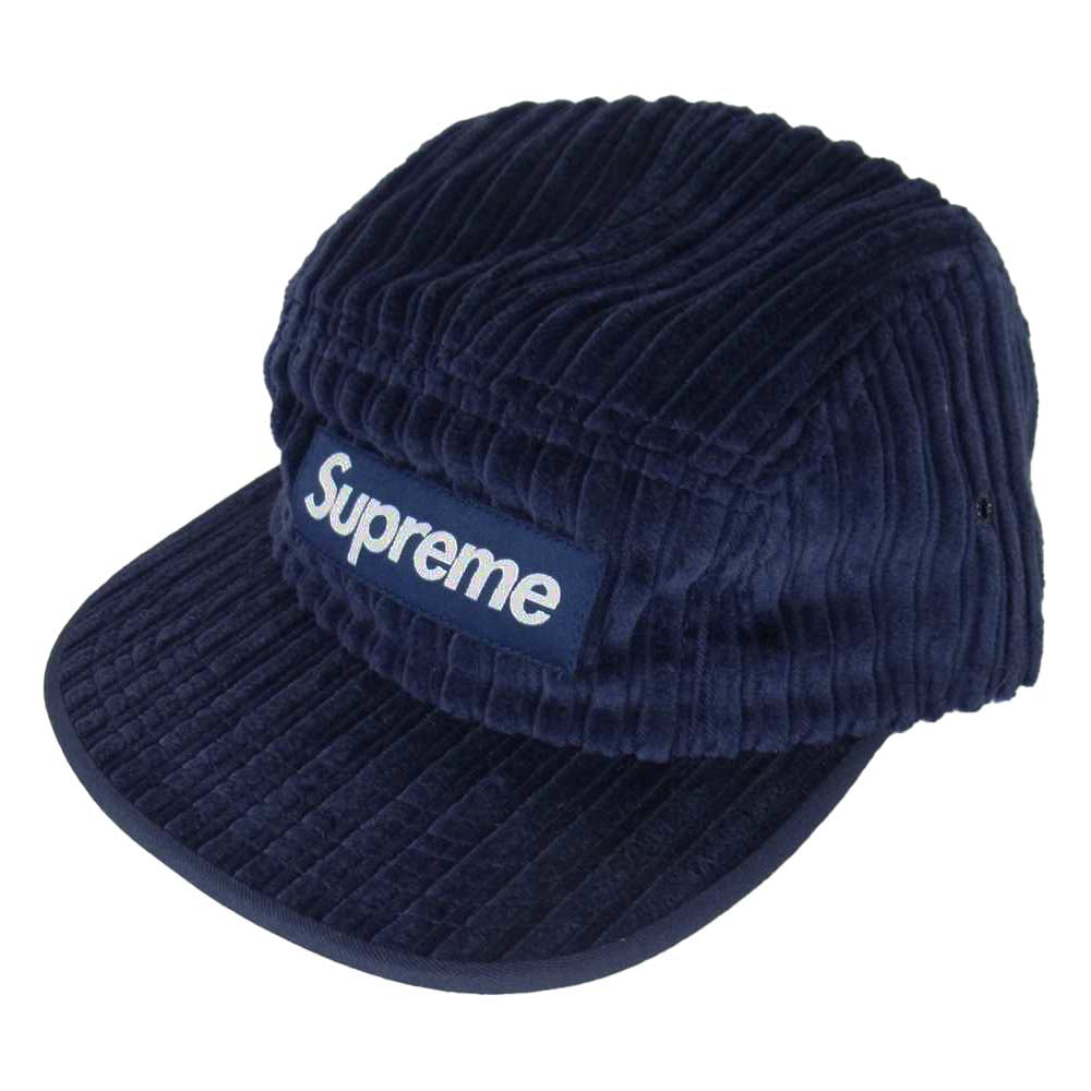 supreme corduroy camp cap 黒 - 帽子