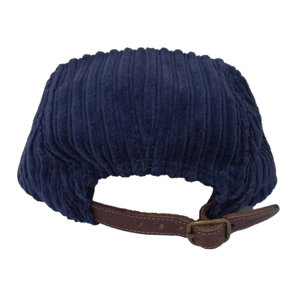 Supreme シュプリーム Hi-Lo Cord Camp Cap 太畝 コーデュロイ キャンプキャップ ネイビー系【美品】【中古】