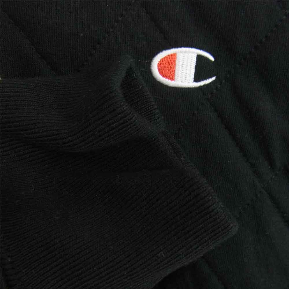 Champion チャンピオン C8-N104 キルティング ステッチ パーカー ブラック系 L【中古】