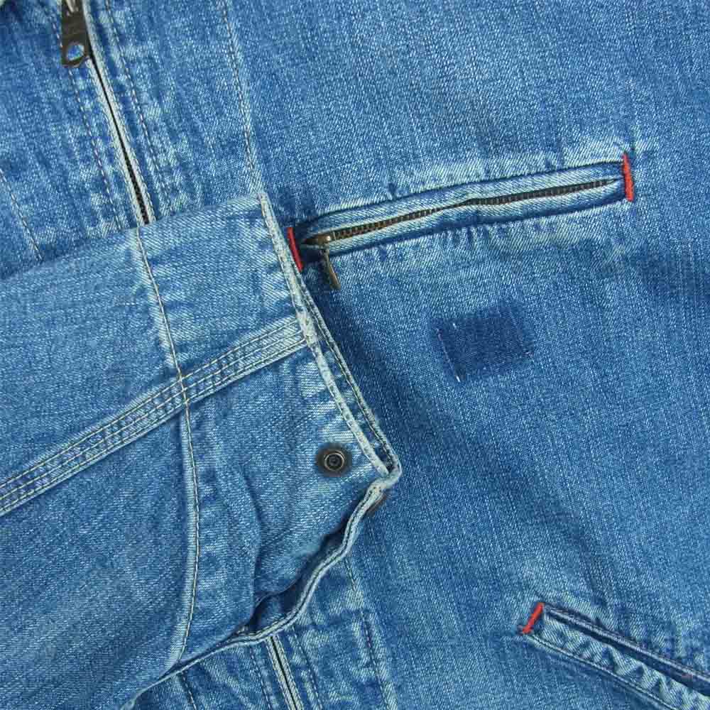 Levi's リーバイス 70743-12 70743 TALON ZIP デニム ジャケット コットン 香港製 インディゴブルー系 40【中古】