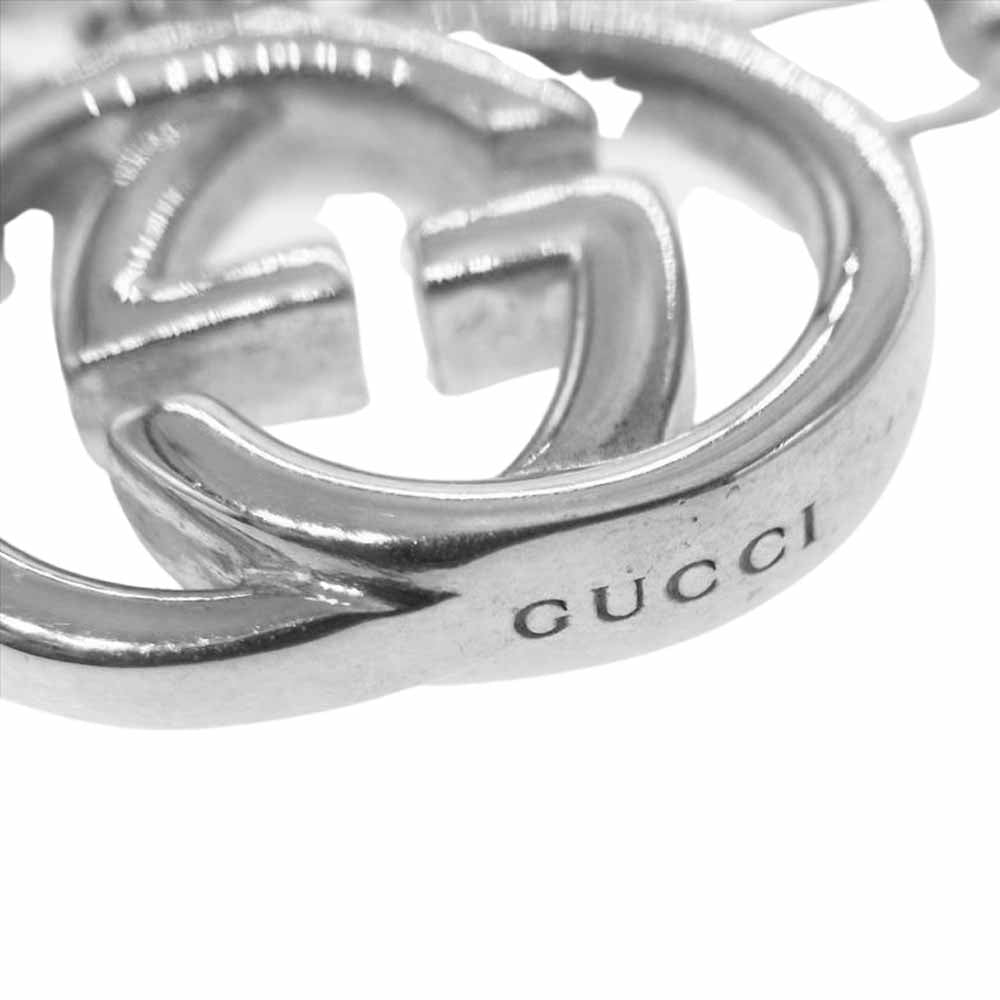 GUCCI グッチ インターロッキング G シルバー ネックレス【中古】