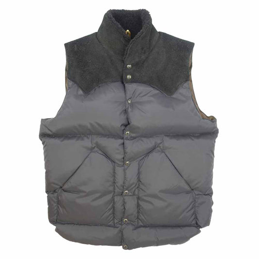 ロッキーマウンテン 450-432-80 christy vest スエード切替 クリスティ ダウン ベスト ブラック系 40【中古】