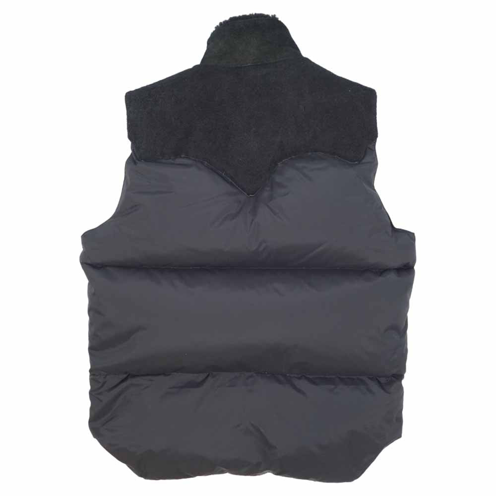 ロッキーマウンテン 450-432-80 christy vest スエード切替 クリスティ ダウン ベスト ブラック系 40【中古】