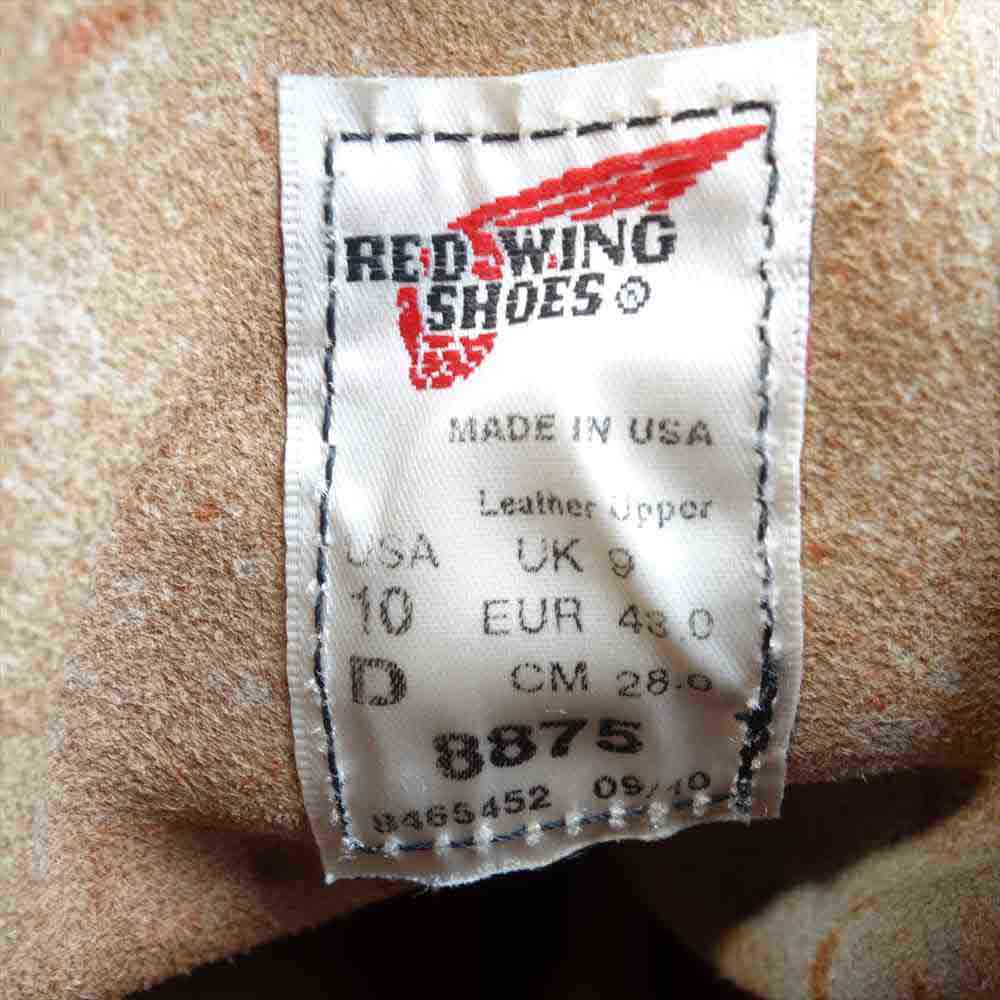 RED WING レッドウィング 8875 6inch CLASSIC MOC TOE クラシック モックトゥ オロ ラセット 28cm【中古】