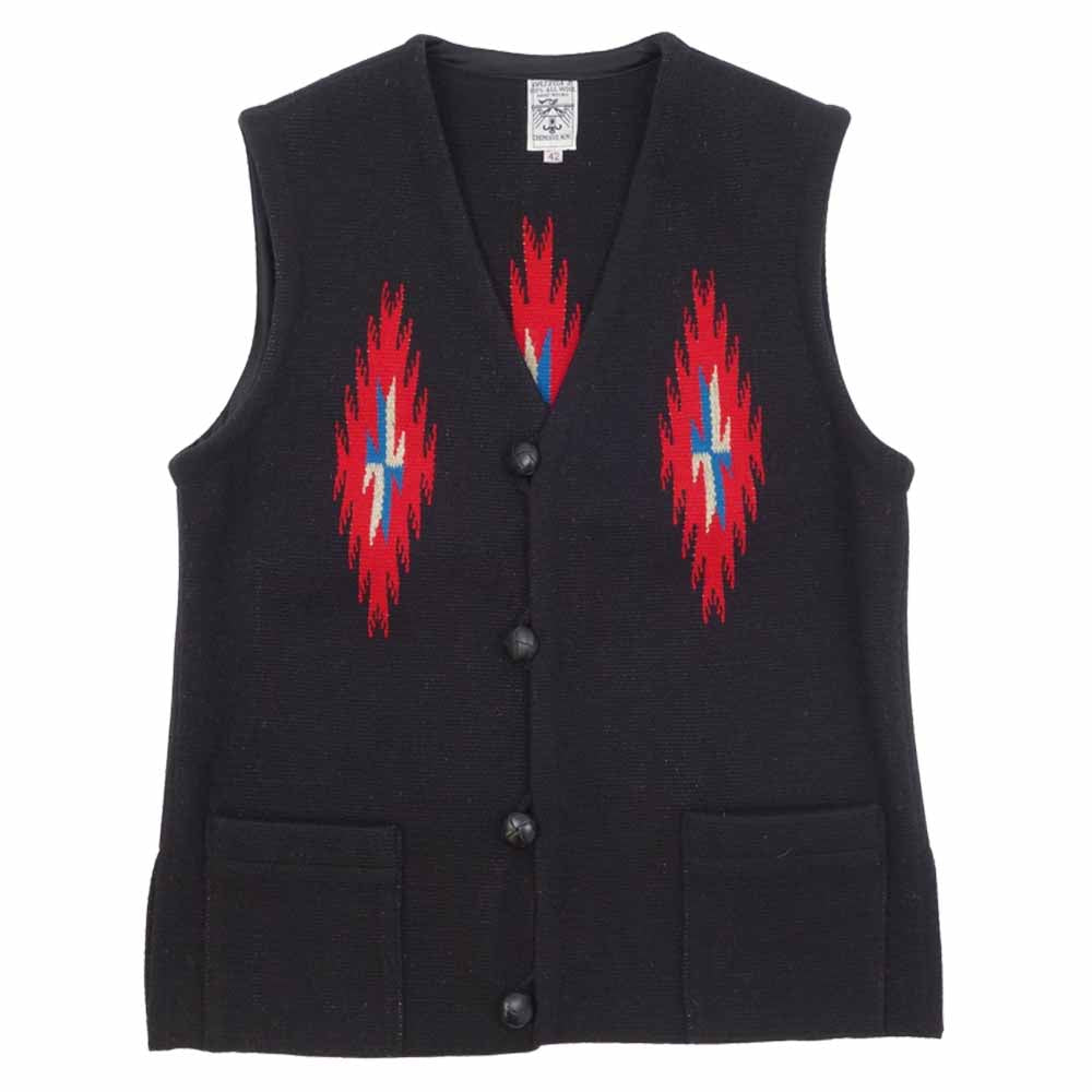 ORTEGA オルテガ SQUARE FRONT CHIMAYO VEST スクエア フロント チマヨ 42【中古】