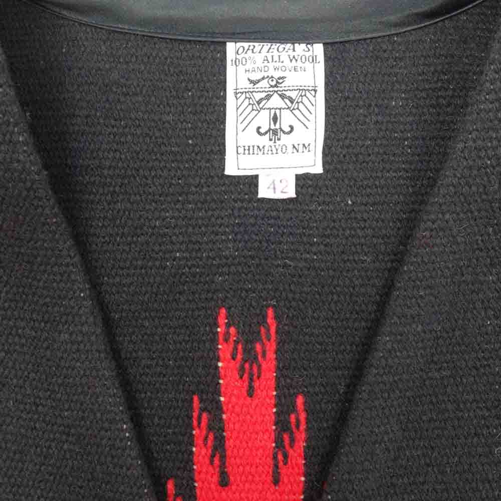 ORTEGA オルテガ SQUARE FRONT CHIMAYO VEST スクエア フロント チマヨ 42【中古】