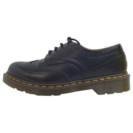 COMME des GARCONS HOMME DEUX コムデギャルソンオムドゥ × Dr. Martens ドクターマーチン 未使用 英国製 BROGUE ウイングチップ メダリオン ブラック系【極上美品】【中古】