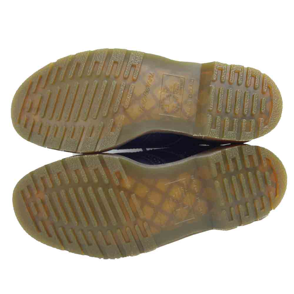 COMME des GARCONS HOMME DEUX コムデギャルソンオムドゥ × Dr. Martens ドクターマーチン 未使用 英国製 BROGUE ウイングチップ メダリオン ブラック系【極上美品】【中古】