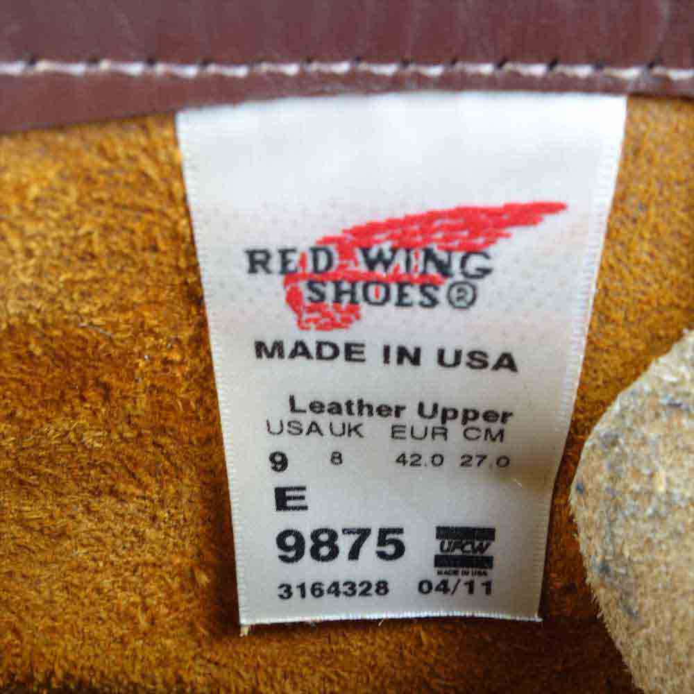 RED WING レッドウィング 犬タグ復刻 6inch CLASSIC MOC TOE クラシック モックトゥ ゴールド ラセット セコイア ライトブラウン系 27cm【中古】