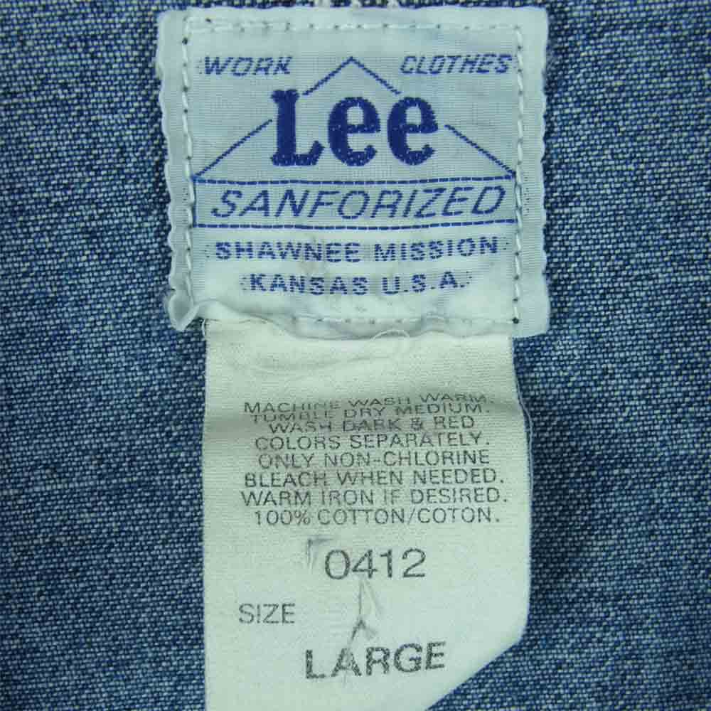 Lee リー 0412 91-J ハウスタグ復刻 デニム カバーオール ジャケット