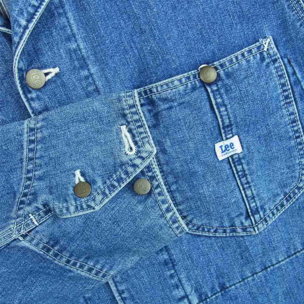 Lee カバーオール 91-J 復刻 0412 デニム Lee リー 0412 91-J ハウスタグ復刻 デニム カバーオール ジャケット