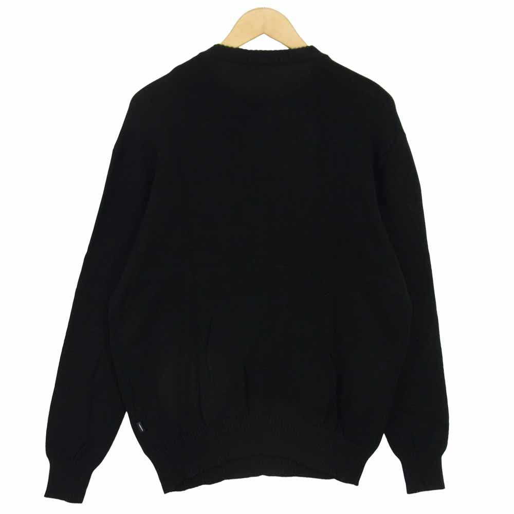 DIESEL ディーゼル 国内正規品 White プリント ニット ブラック系 M【中古】