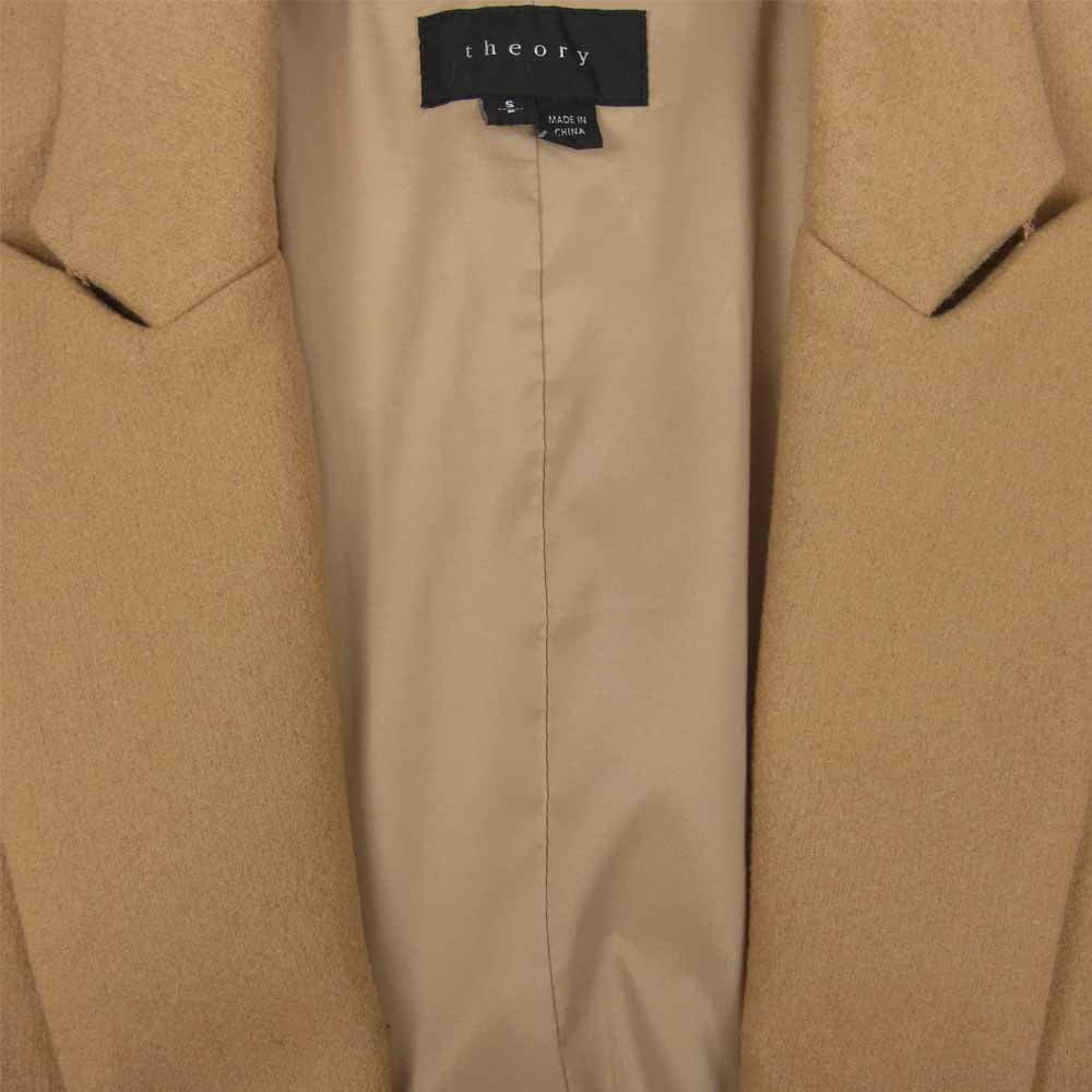 theory セオリー ウール 1B コート ベージュ系 S【中古】
