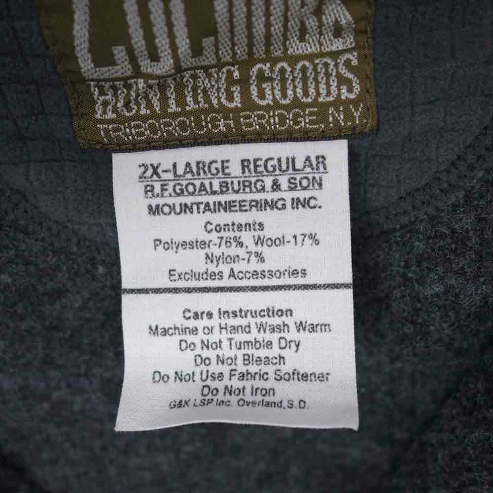COLIMBO コリンボ HOPKINGS SYNTHETIC PILE PARKA ホプキンス シンサティック パイル パーカ フリース ジャケット ダークグレー 2XL【中古】