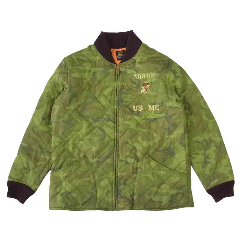 JELADO ジェラード CT03405 COMBAT TOGS 60s STYLE 刺繍 キルティング ジャケット カモ柄 L【中古】