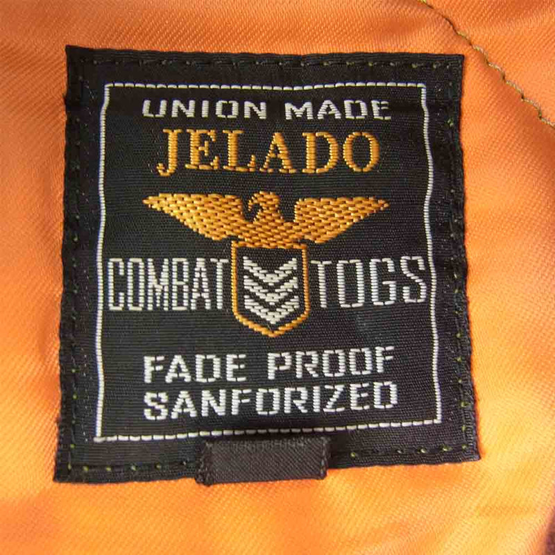 JELADO ジェラード CT03405 COMBAT TOGS 60s STYLE 刺繍 キルティング ジャケット カモ柄 L【中古】