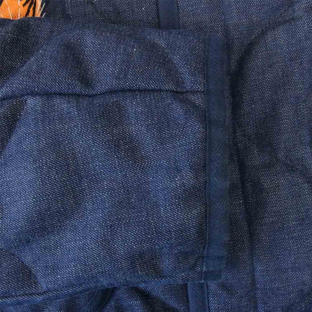 JELADO ジェラード COMBAT TOGS MIDDLE PERIOD COLLECTION Quilting Jacket Custom 刺繍カスタム キルティング ライナー ジャケット インディゴブルー系 L【中古】