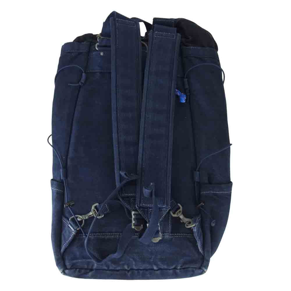 PORTER CLASSIC ポータークラシック 巾着型 リュック バックパック インディゴブルー系【中古】