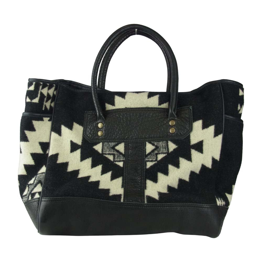 JELADO ジェラード JP41655 BASIC COLLECTION Salem Tote ブランケット セーラム トート バッグ ブラック系 F【新古品】【未使用】【中古】