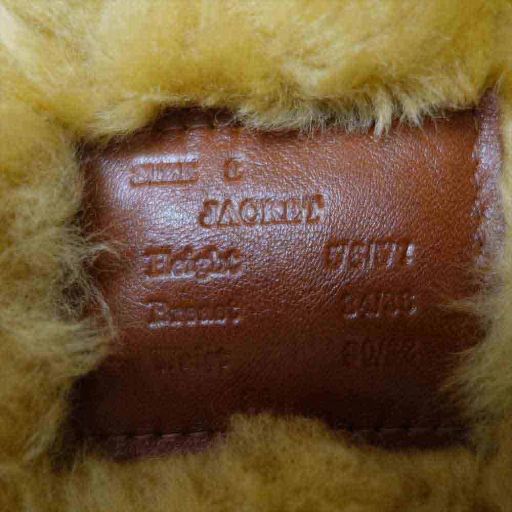 THE FEW ザフュー MOUTON ムートン フライト ジャケット ブラウン系【美品】【中古】