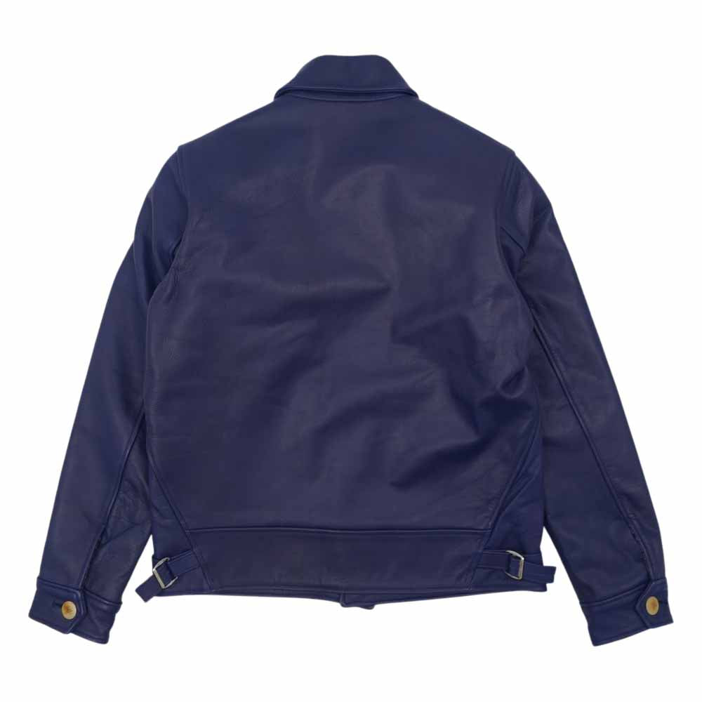 JELADO ジェラード AG33456 PIRATE OF BLUE DYE VANQUISH カウハイド レザー ジャケット インディゴ 36【新古品】【未使用】【中古】
