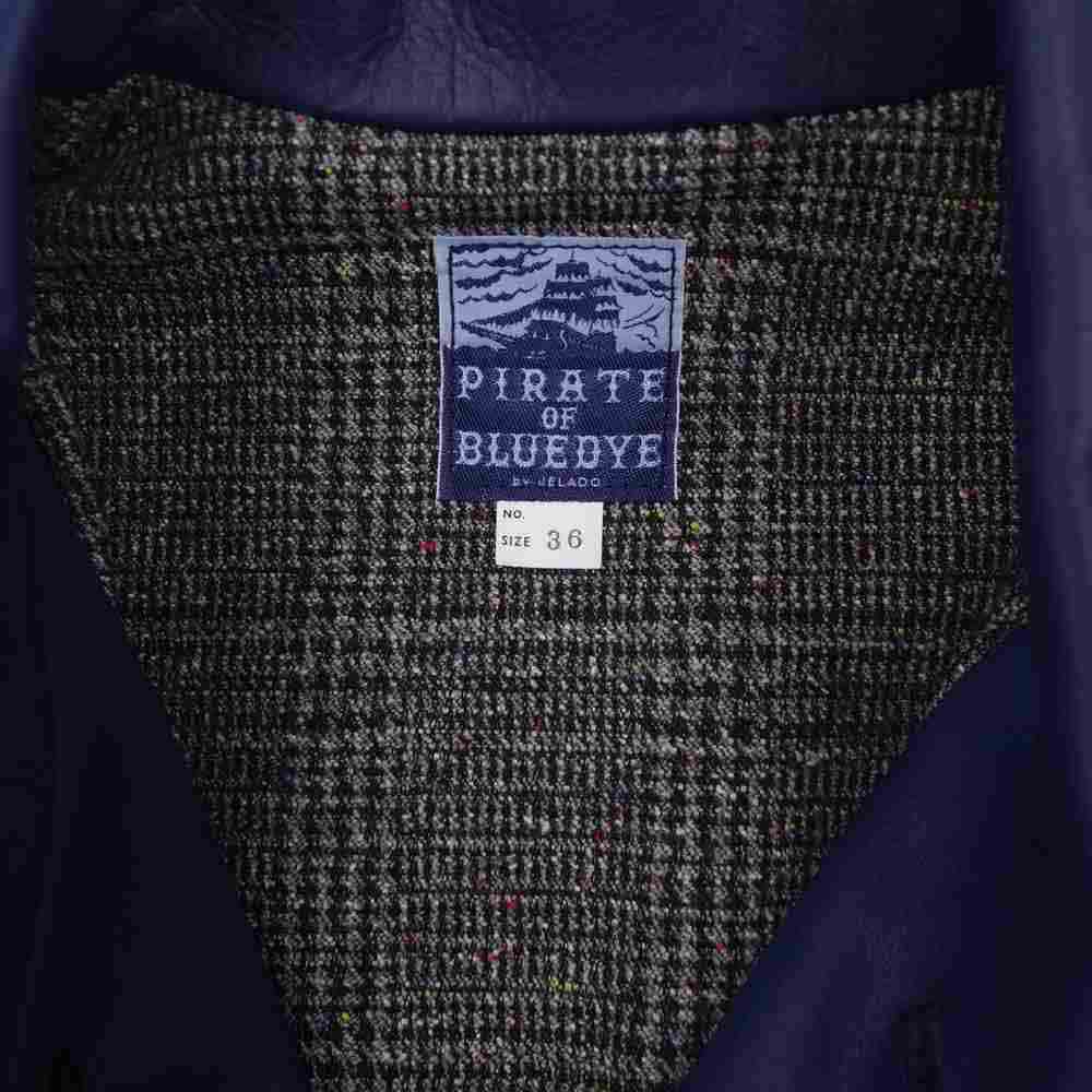 JELADO ジェラード AG33456 PIRATE OF BLUE DYE VANQUISH カウハイド レザー ジャケット インディゴ 36【新古品】【未使用】【中古】