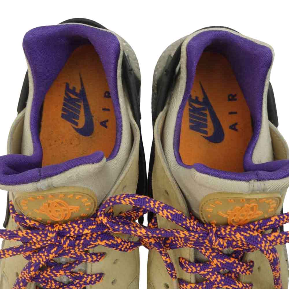 NIKE ナイキ 704830-200 AIR HUARACHE RUN PREMIUM エア ハラチ ラン プレミアム スニーカー ベージュ系 27.5cm【中古】