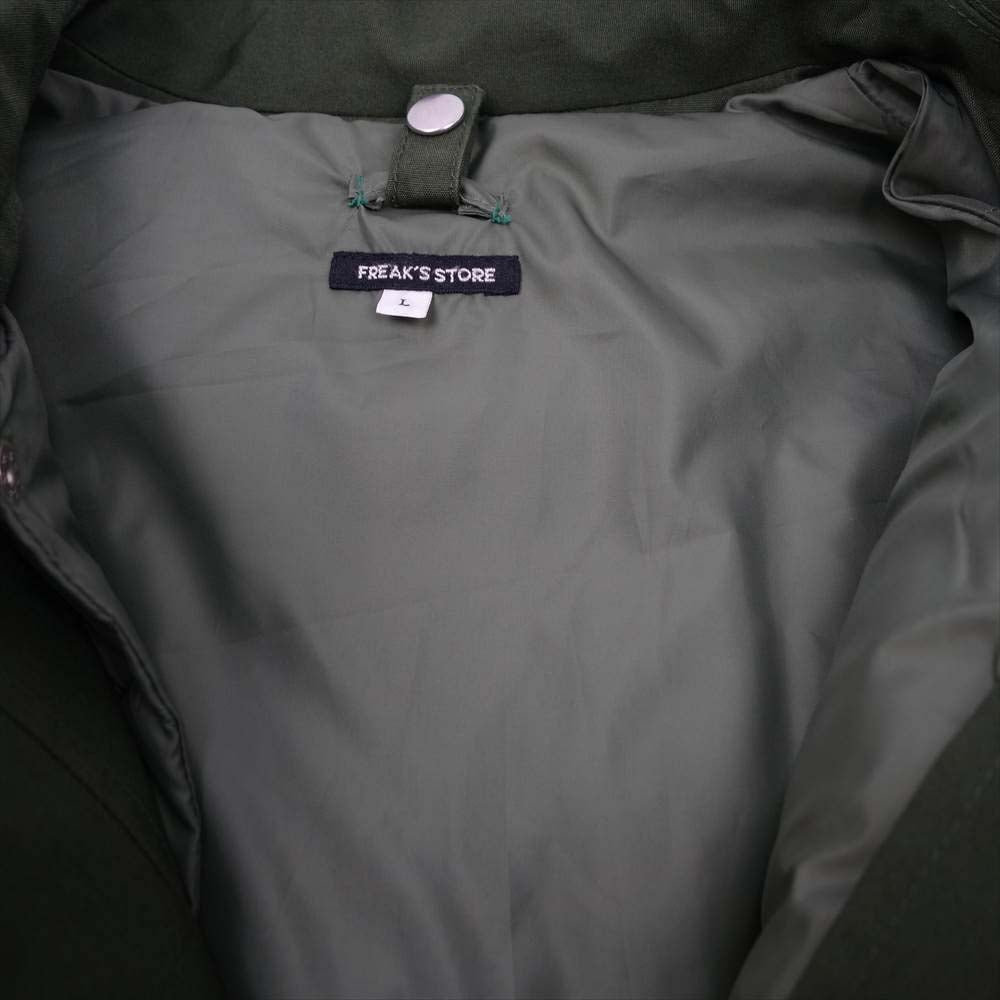 FREAK'S STORE フリークスストア 163-1517 3WAY PRIMALOFT ステンカラー コート グリーン系 L【中古】