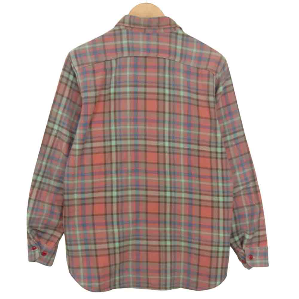 Engineered Garments エンジニアードガーメンツ チェック柄 ロングスリーブ コットン 長袖 シャツ ピンク レッド系 S【中古】