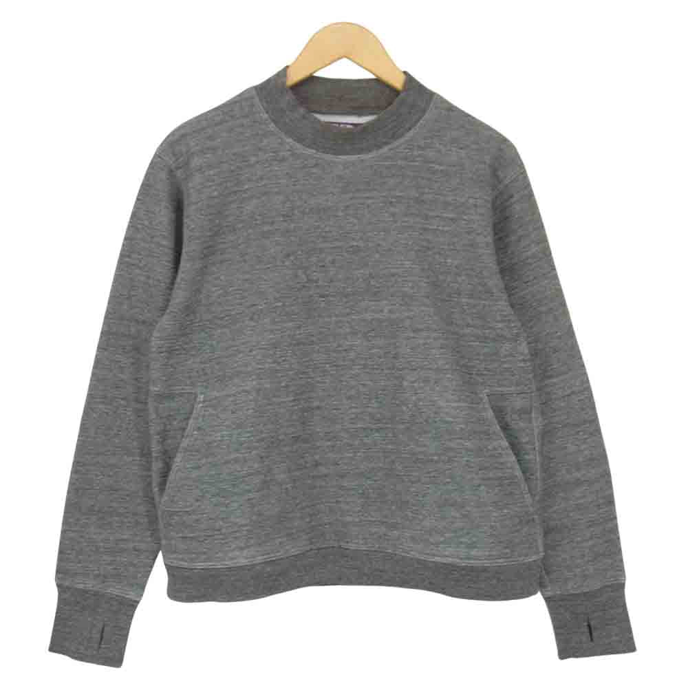 THE NORTH FACE ノースフェイス PURPLE LABEL パープルレーベル NT6651N COOLMAX MOUNTAIN HI NECK SWEAT マウンテン ハイネック スウェット グレー系 M【中古】