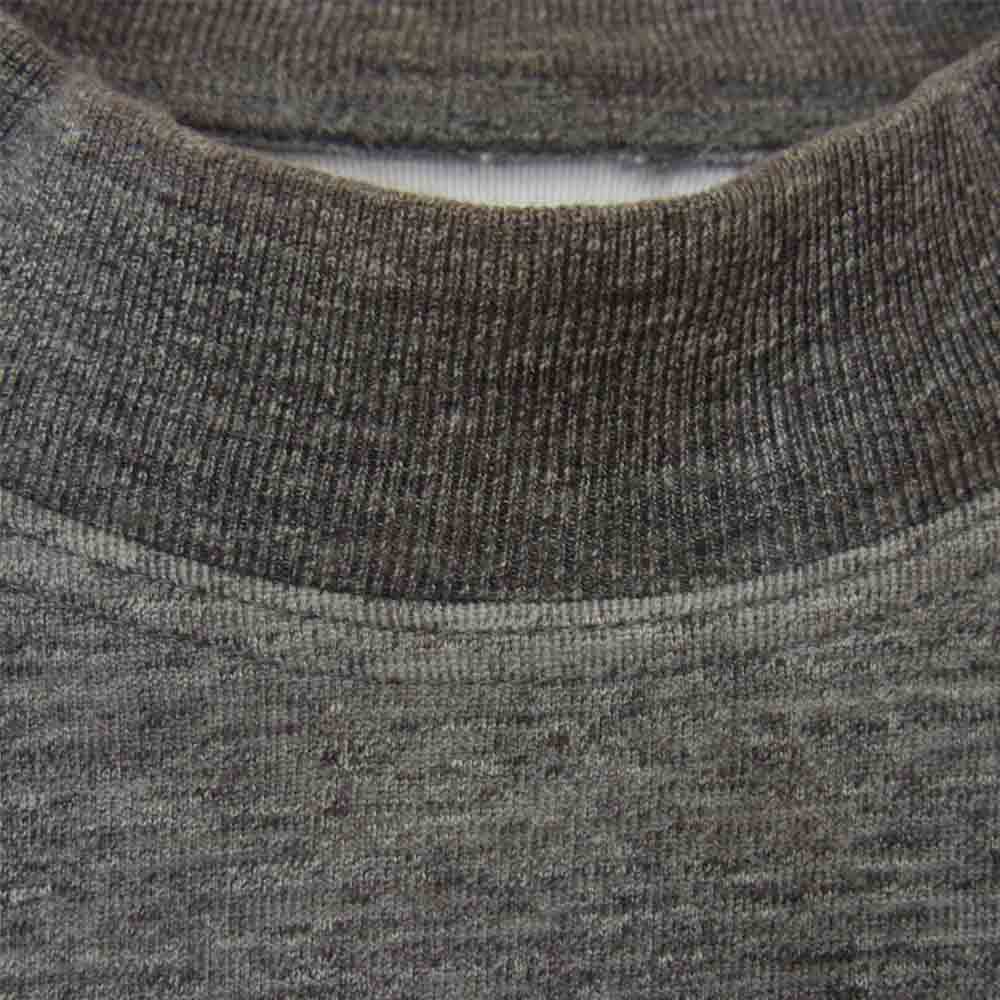 THE NORTH FACE ノースフェイス PURPLE LABEL パープルレーベル NT6651N COOLMAX MOUNTAIN HI NECK SWEAT マウンテン ハイネック スウェット グレー系 M【中古】