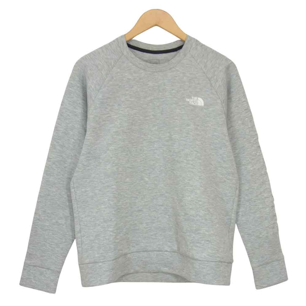 THE NORTH FACE ノースフェイス NT12087 TECH AIR Sweat CREW テック エアー スウェット クルー グレー系 M【中古】