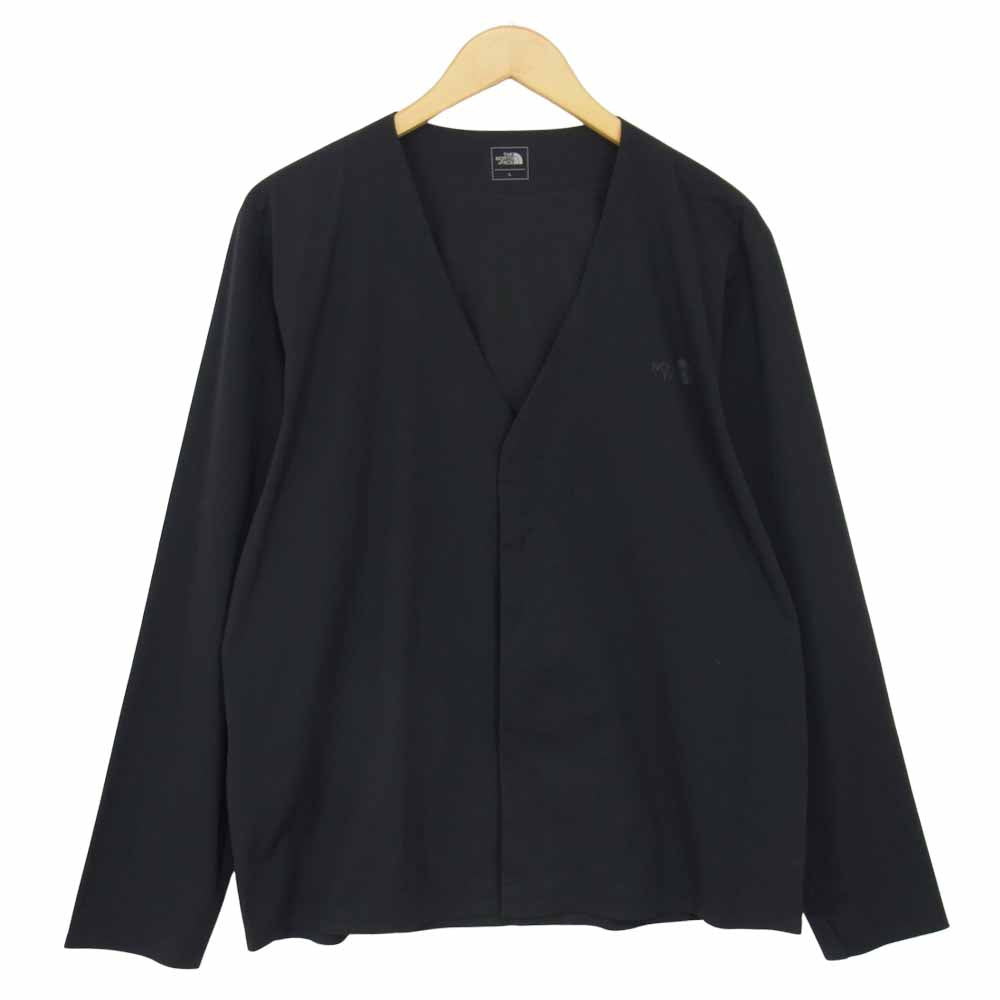 THE NORTH FACE ノースフェイス NT11961 Tech Lounge Cardigan テック ラウンジ カーディガン ブラック系 L【中古】