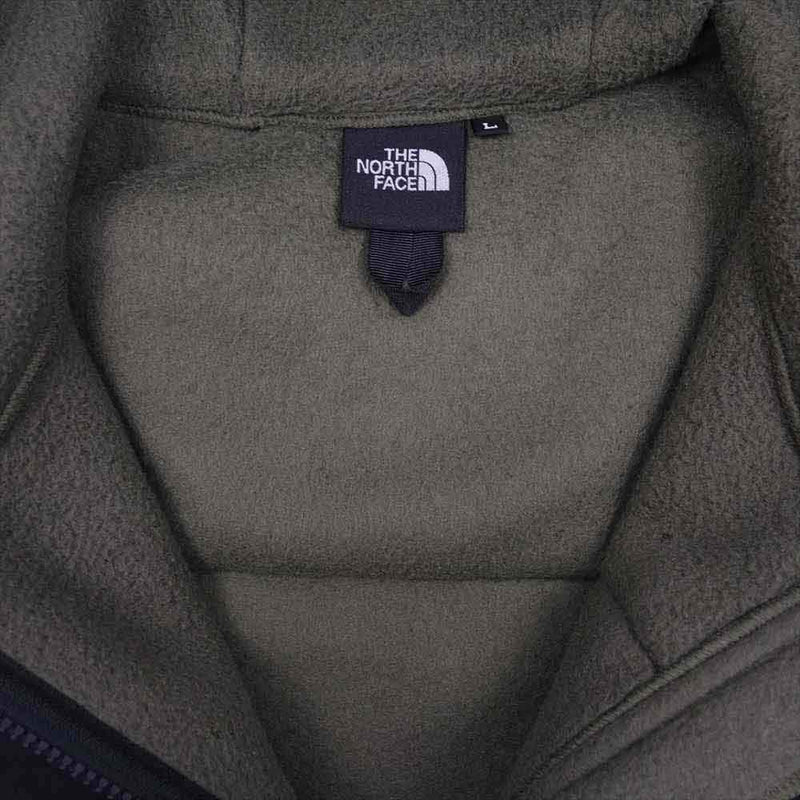 THE NORTH FACE ノースフェイス NA72052 Denali Hoodie デナリ フーディ フリースジャケット カーキ系 L【中古】