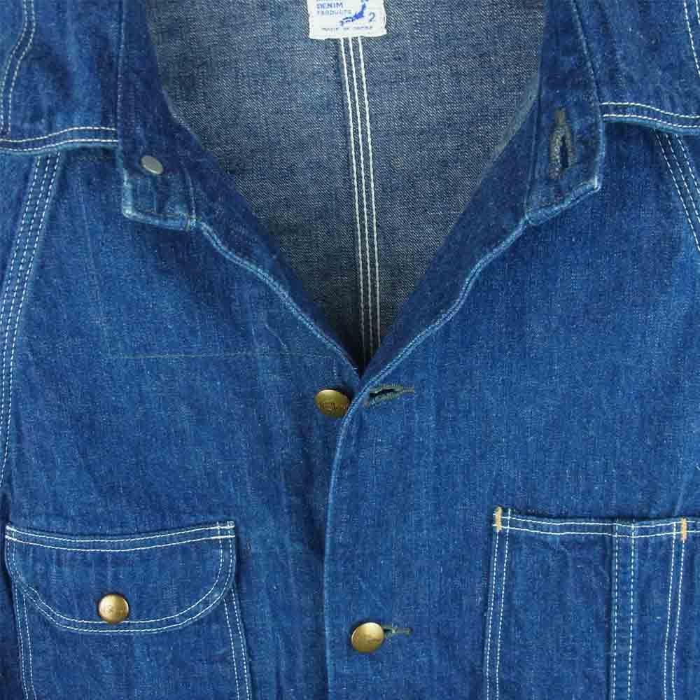 orSlow オアスロウ 1950 カバーオール デニム ジャケット インディゴブルー系 2【中古】