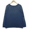 MAISON MARGIELA メゾンマルジェラ ⑩ LS FADED T SHIRT 加工 長袖 Tシャツ スウェット ネイビー系 52【中古】
