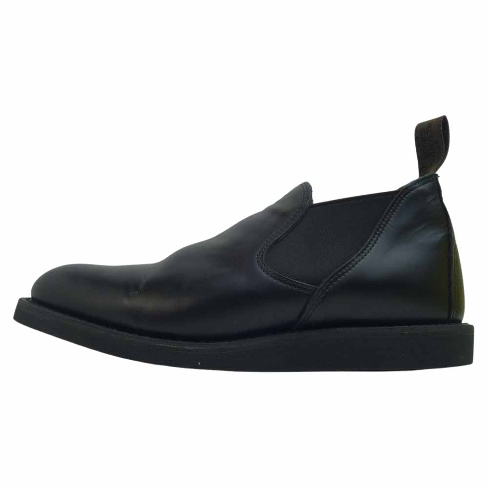 RED WING レッドウィング 9198 POSTMAN ROMEO ポストマン ロメオ サイドコア ローカット レザー ブーツ	 ブラック系 27cm【中古】