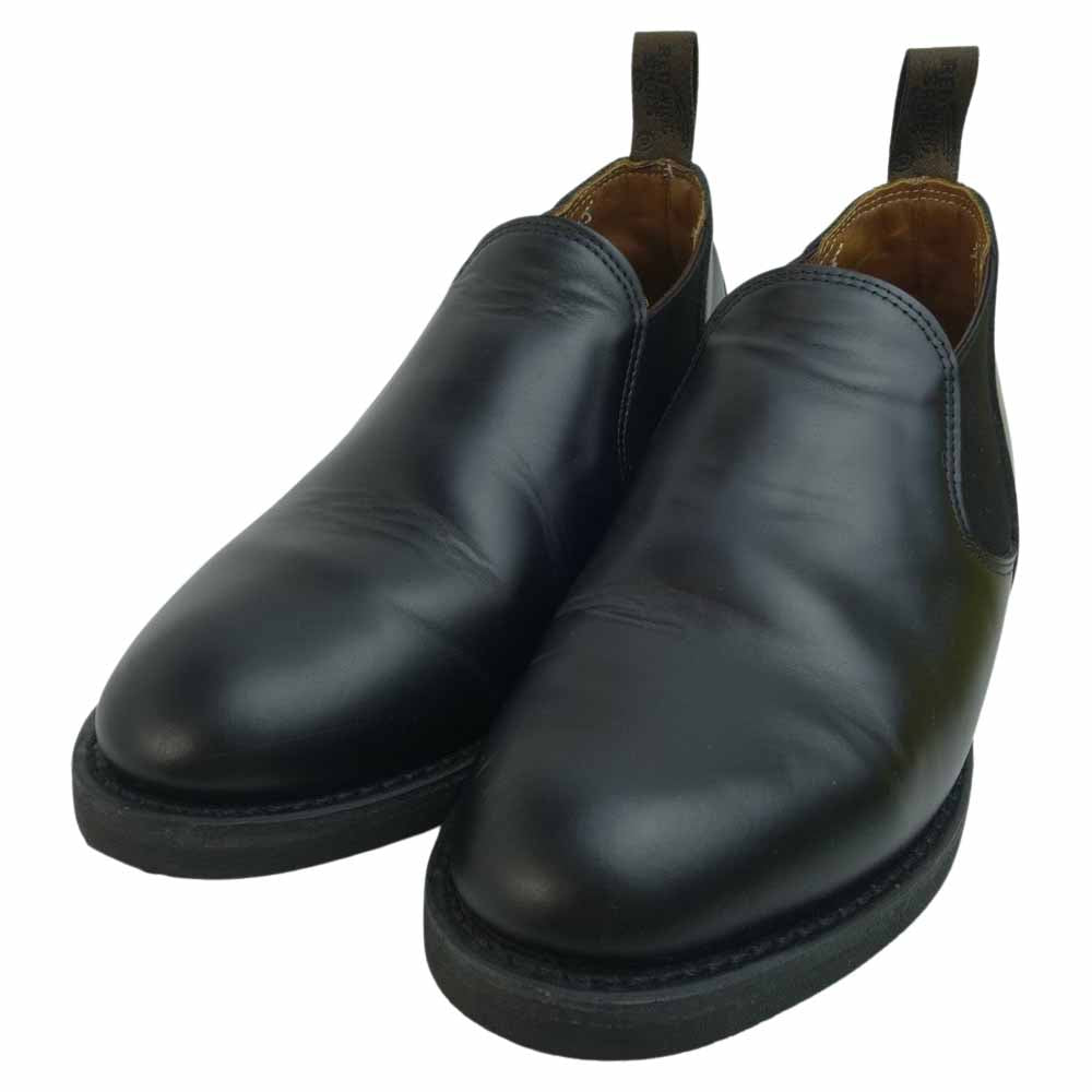 RED WING レッドウィング 9198 POSTMAN ROMEO ポストマン ロメオ サイドコア ローカット レザー ブーツ	 ブラック系 27cm【中古】