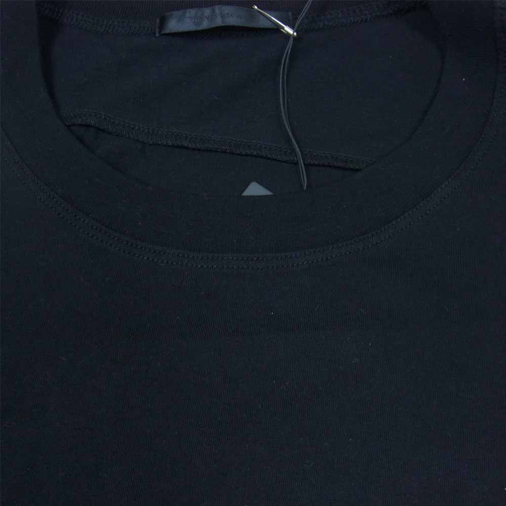 THE VIRIDI-ANNE ザ ヴィリジアン VI-3289-01 コットン天竺 裾レイヤー ロング スリーブ Tシャツ ブラック系 5【新古品】【未使用】【中古】